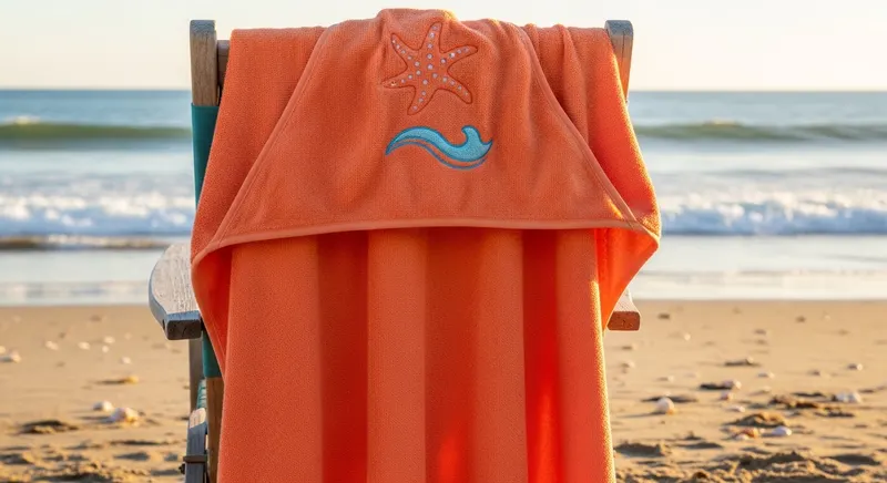 hooded beach towel - promotional merchandise